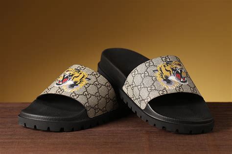 gucci slippers green|gucci slippers for men.